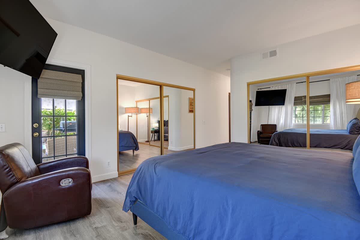 MAIN BEDROOM OVER BED