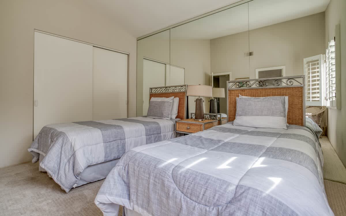 Two Twin beds